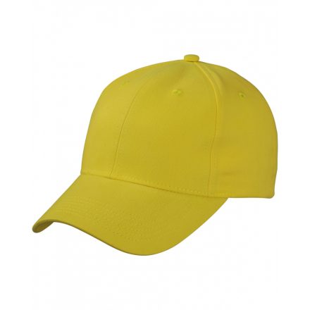 Myrtle Beach Brushed 6 paneles baseballsapka MB6118 sun-yellow one size