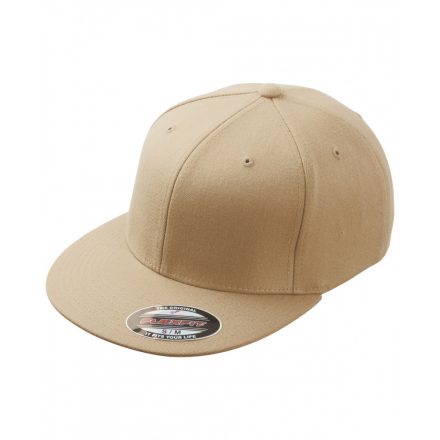 Myrtle Beach Flexfit® Flat Peak 6 paneles baseballsapka MB6184 khaki L/XL