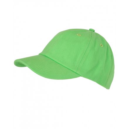 Myrtle Beach 6 paneles heavy brushed baseballsapka MB6223 lime-green