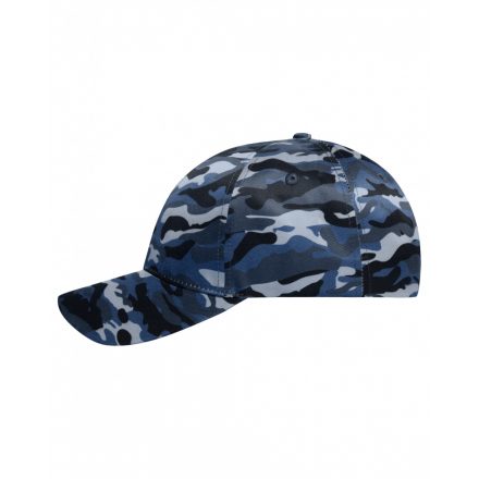 Myrtle Beach Camouflage 6 paneles baseballsapka MB6227 denim/black