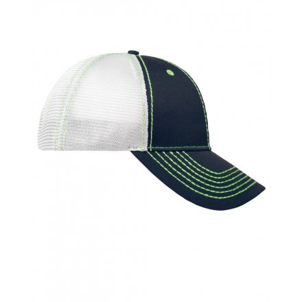 Myrtle Beach 6 paneles hálós baseballsapka MB6229 navy/kiwi/white