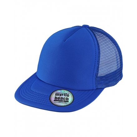 Myrtle Beach 5 Panel Flat Peak Cap trucker baseballsapka MB6508 royal one size