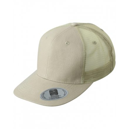 Myrtle Beach 6 Panel Flat Peak Cap trucker baseballsapka MB6509 khaki one size