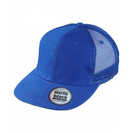 Myrtle Beach 6 Panel Flat Peak Cap trucker baseballsapka MB6509 royal one size