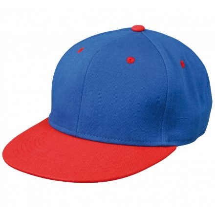 Myrtle Beach Flatpeak Drift Cap baseballsapka MB6581 royal/tomato