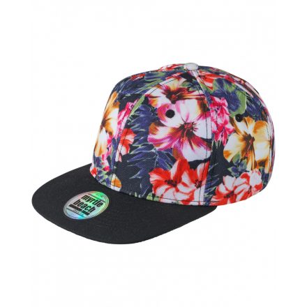 Myrtle Beach Pro Cap 6 paneles mintás baseballsapka MB6630 flower/black one size