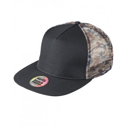 Myrtle Beach Mesh Camouflage 5 paneles baseballsapka MB6632 black/mesh-camouflage one size