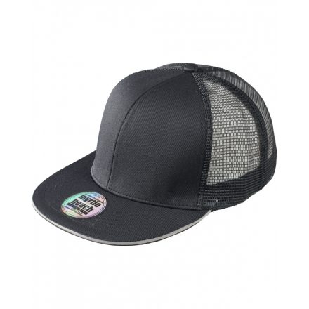 Myrtle Beach Pro Cap Mesh 6 paneles trucker baseballsapka MB6635 black/light-grey one size