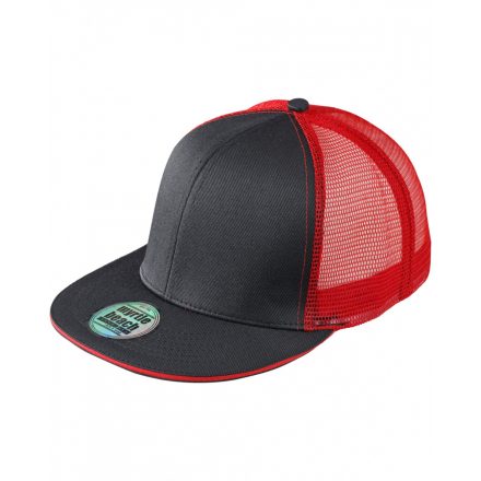 Myrtle Beach Pro Cap Mesh 6 paneles trucker baseballsapka MB6635 black/red one size