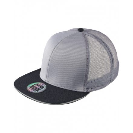 Myrtle Beach Pro Cap Mesh 6 paneles trucker baseballsapka MB6635 light-grey/black one size