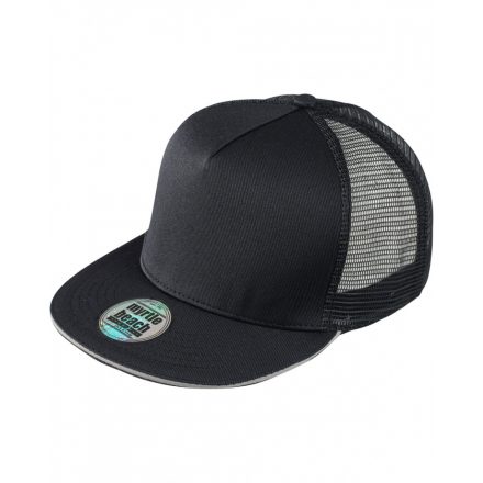 Myrtle Beach Pro Cap Mesh 5 paneles trucker baseballsapka MB6636 black/light-grey one size