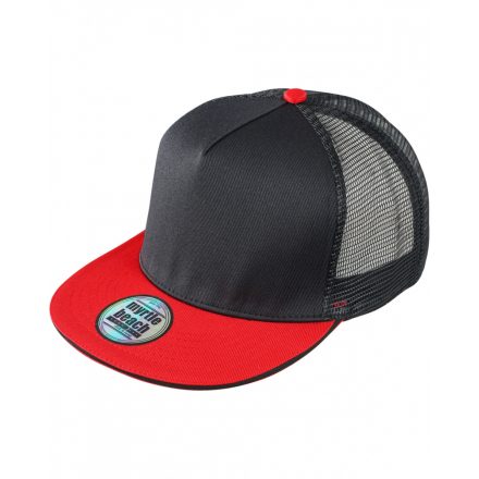 Myrtle Beach Pro Cap Mesh 5 paneles trucker baseballsapka MB6636 black/red one size