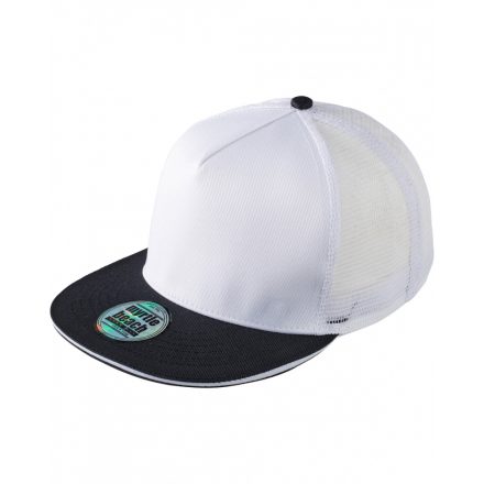 Myrtle Beach Pro Cap Mesh 5 paneles trucker baseballsapka MB6636 white/black one size