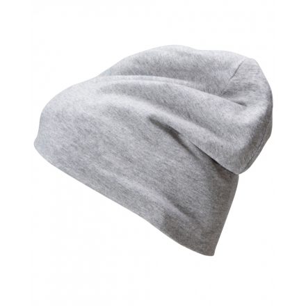 Myrtle Beach Jersey Beanie pamut sapka MB7100 grey-melange one size