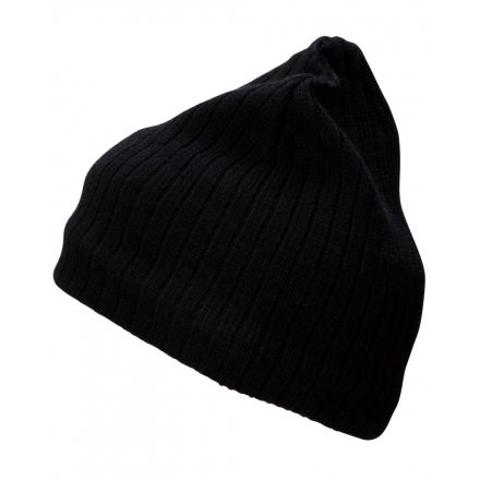 Myrtle Beach Knitted Hat MB7102 black/black one size