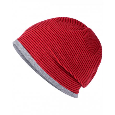 Myrtle Beach Structured Beanie MB7127 red/grey-heather