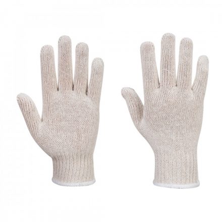 Portwest String Knit Liner Glove (288 pár) AB030 - fehér - L