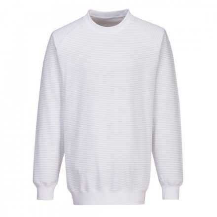 Portwest Anti-Static ESD Sweatshirt AS24 - fehér - L