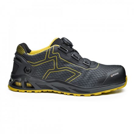 BASE K-Trek munkavédelmi cipő  S1P HRO SRC B1005 - fekete/sárga - 36