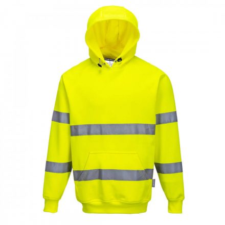 Portwest Jól láthatósági, kapucnis pulóver B304 - sárga - 4XL