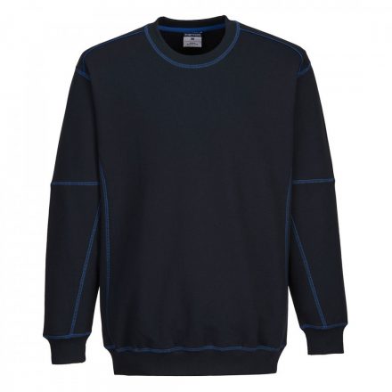 Portwest Essential 2-Tone Sweatshirt B318 - tengerészkék/piros - L