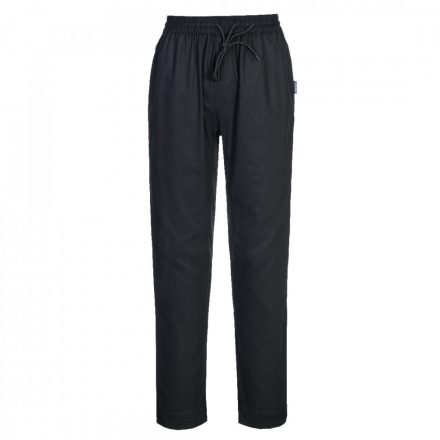 Portwest Cotton Mesh Air Chef Trousers C076 - fekete - L