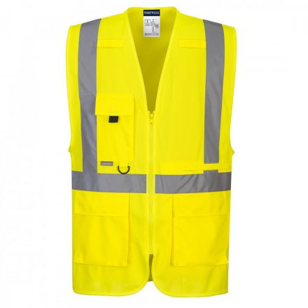 Portwest Hi-vis Executive Vest With Tablet Pocket C357 - sárga - 4XL