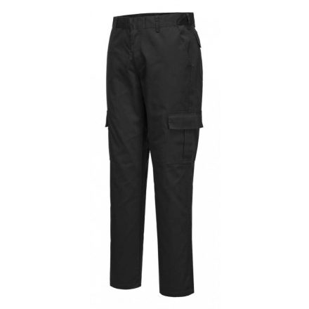 Portwest C711 - Slim Fit Combat nadrág - 28 - fekete