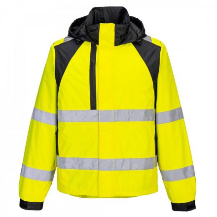 Portwest WX2 Eco Hi-Vis Rain Jacket CD860 - sárga / fekete - L