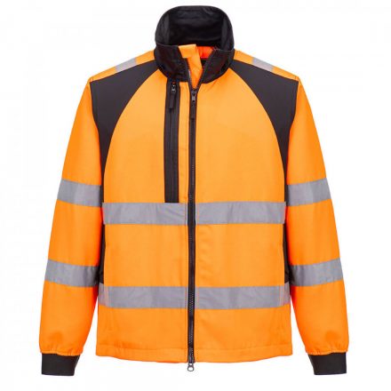 Portwest WX2 Eco Hi-Vis Work Jacket CD861 - narancs/fekete - 4XL