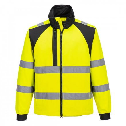 Portwest WX2 Eco Hi-Vis Work Jacket CD861 - sárga / fekete - 4XL