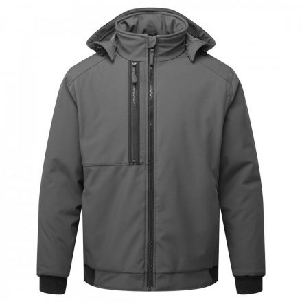 Portwest WX2 Eco bélelt softshell (2L) CD874 - metál szürke - XL