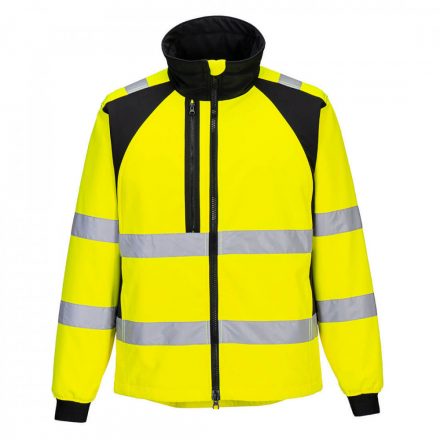 Portwest WX2 Eco Hi-Vis Softshell (2L) CD875 - sárga / fekete - S