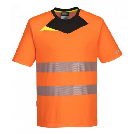 Portwest DX413 - Portwest DX4 Hi-Vis polo - L - narancs/fekete