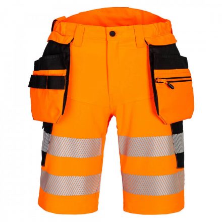 Portwest DX4 Hi-Vis Holster rövidnadrág DX446 - narancs/fekete - 46 (3XL)