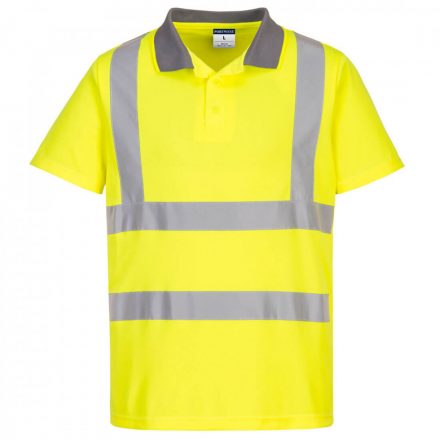 Portwest Eco Hi-Vis Polo Shirt  (6 db) EC10 - sárga - L