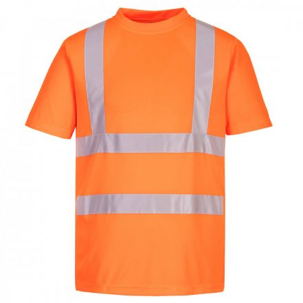 Portwest Eco Hi-Vis T-Shirt  (6 db) EC12 - narancs - 4XL