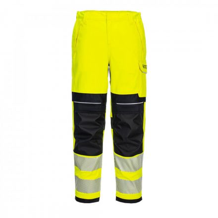 Portwest PW3 FR Hi-Vis Women's Work Trousers FR409 - sárga / fekete - 26 (XS)