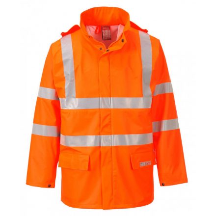 Portwest FR41 - Sealtex™ FR Hi Vis esőkabát - L - narancs