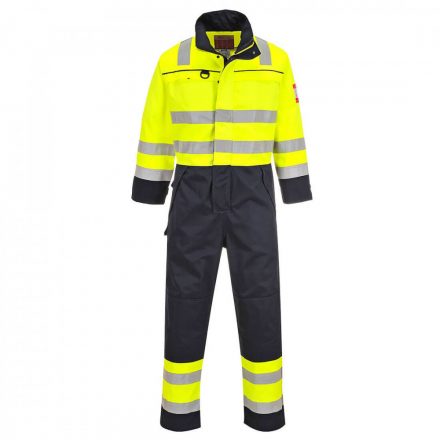 Portwest Hi-Vis Multi-norm overál FR60 - sárga / tengerészkék - 4XL