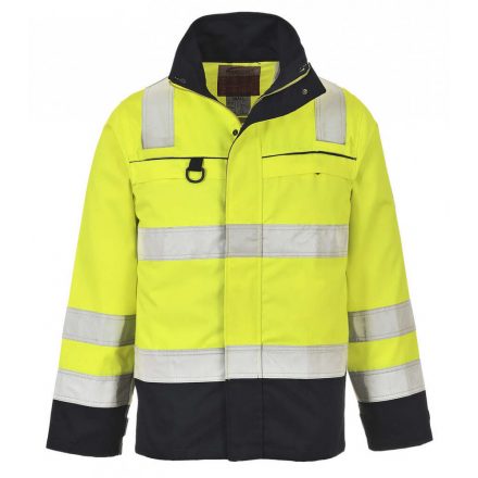 Portwest FR61 - Hi-Vis Multi-norm kabát - M - sárga