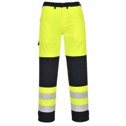 Portwest FR62 - Hi-Vis Multi-norm nadrág - L - sárga