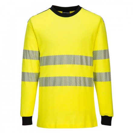 Portwest WX3 FR Hi-Vis T-Shirt FR701 - sárga / fekete - L