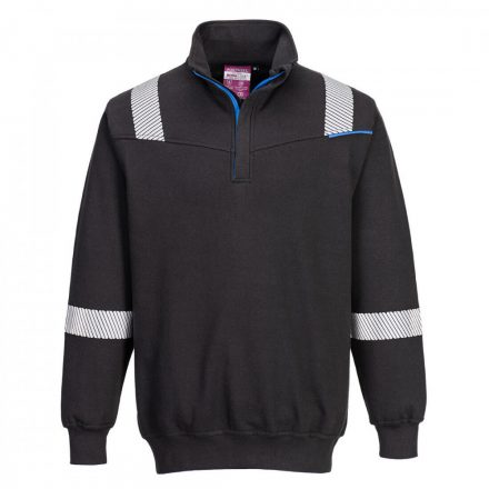 Portwest WX3 Flame Resistant Sweatshirt FR710 - fekete - L