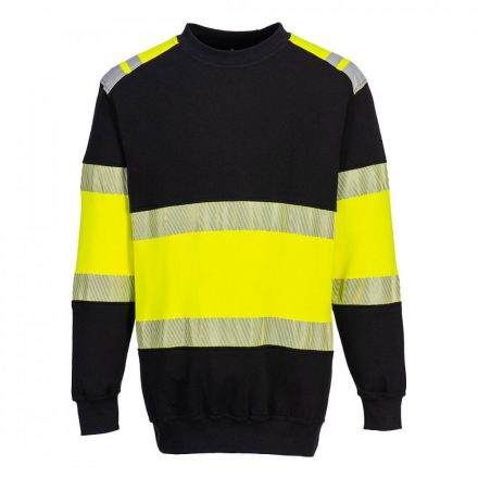 Portwest PW3 Flame Resistant Class 1 Sweatshirt FR716 - sárga / fekete - M