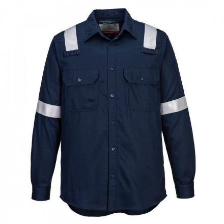 Portwest FR Lightweight Anti-static Shirt FR720 - tengerészkék - L