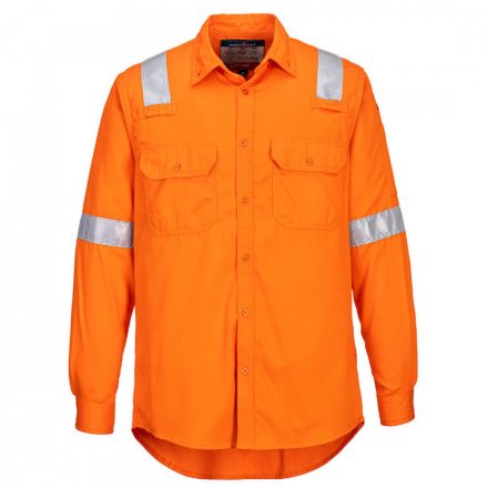 Portwest FR Lightweight Anti-static Shirt FR720 - narancs - L