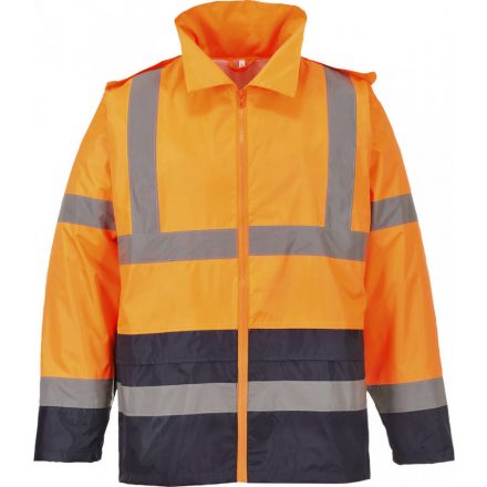 Portwest H443 - Hi-Vis Classic Contrast esődzseki - L - narancs/fekete