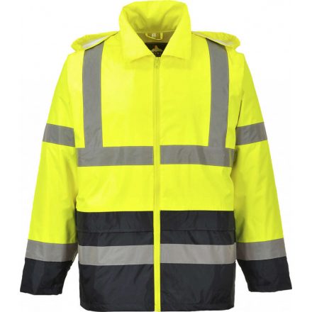 Portwest H443 - Hi-Vis Classic Contrast esődzseki - L - sárga/fekete