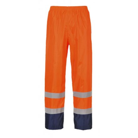 Portwest H444 - Hi-Vis Classic Contrast esőnadrág - 3XL - sárga/tengerészkék